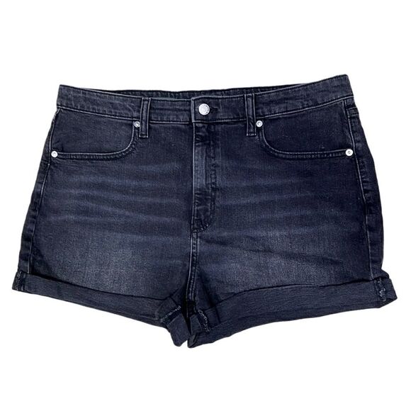 Wild Fable Women’s 14/32R Highest Rise Black Cutoff Jean Shorts - Picture 1 of 15
